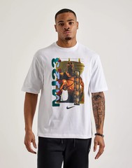 Jordan MJ23 Graphic T-Shirt FZ1991-100 White Black Men’s Size M NWT