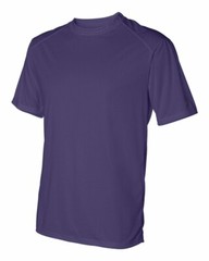 Badger Sport Adult Unisex B-Core 4120 Size Small Purple SS Performance Shirt New