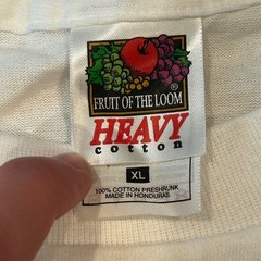 Calgary Canada Shirt Men XL White Fruit of the Loom Heavy Cotton Cartoon Cowboys