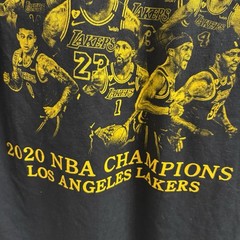 Lakers basketball t shirt Mens XLarge Suna Tag 2020 Champions NBA Graphic Tee