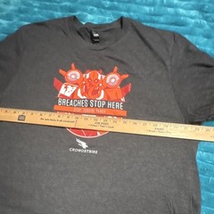 District Very Important Tee Men’s XL Gray Crew Neck Turbine Panda Graphic Tee