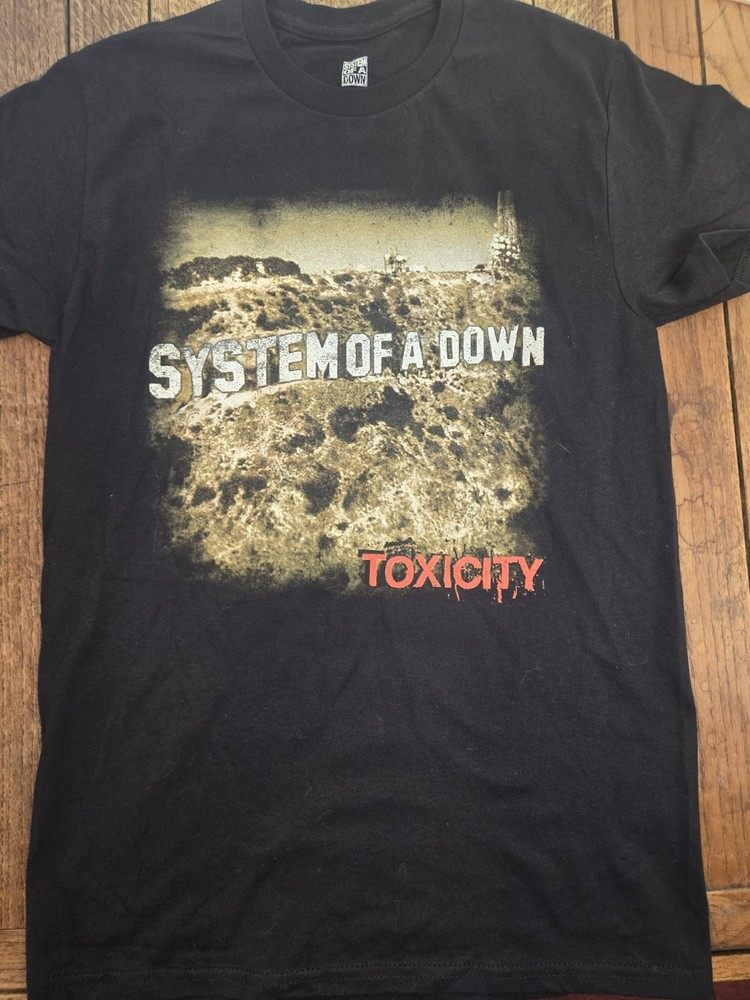 System Of A Down Toxicity T-shirt Black Size Small Nu Metal Korn Limp Bizkit