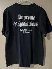 Supreme X Neighborhood 2007 Box Logo Pirate Skull Flag Rebel Without A Pause Leg