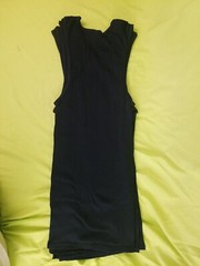 Gildan Men’s Size Large Tank Multipack 6 Pack All Black No Packaging NEW