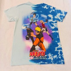 Naruto Shippuden Anime Viz Media Tie-Dye Shirt Blue Size M Condition Is Pre-Own