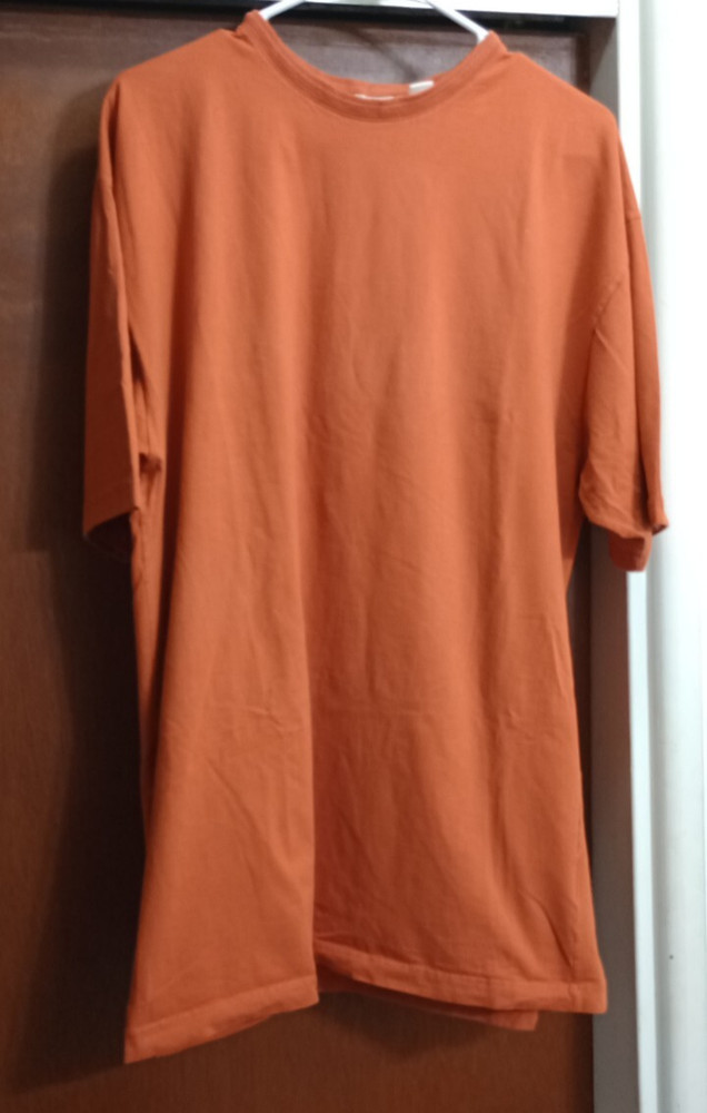 CLAIBORNE MEN’S TSHIRT BURNT ORANGE XL STRETCHY