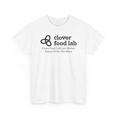 Clover Food Lab T-Shirt – Restaurant Chain Logo Tee – Vegetarian