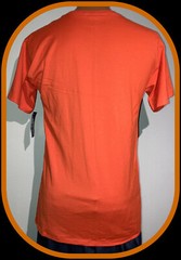 Champion Adult Medium Short Sleeve Bright Orange Crewneck Tshirt Free Shipping