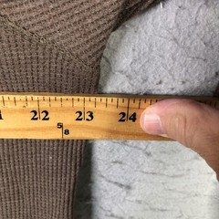 KingSize Thermal Waffle Henley Shirt Mens Big 2X Brown Long Sleeve Casual
