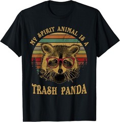 My Spirit Animal is a Trash Panda funny Racoon gift shirt