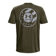 Under Armour 1375091 Men’s UA Freedom Flag Bold T-Shirt – OD Green – Small