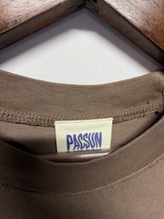 PacSun Design Studio T-Shirt Mens Medium Brown Text Graphic Back Everyday Wear