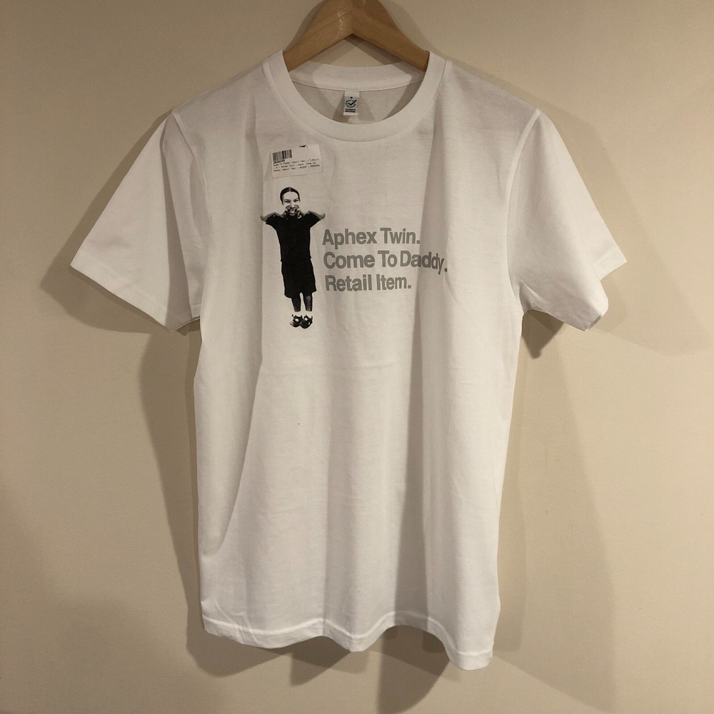 100% Authentic 2018 Aphex Twin Come To Daddy T-shirt Size S Small Retail Item