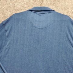 Architect Shirt Men’s 2XL Blue Polo Easy Care Stretch Pullover Casual Outdoor