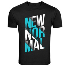 New Normal Modern Typography Graphic T-Shirt Street Style