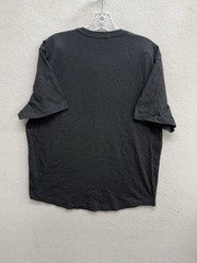 Buck Mason T Shirt Mens Size XL Black Slub Curved Hem Tee Short Sleeve Cotton