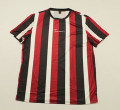 Manfinity Hypemode Men’s Letter Graphic Striped Colorblock Tee CB7 Multi Size XL