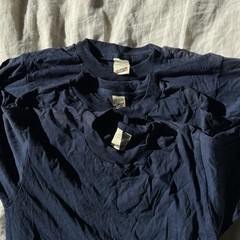 VTG Lot of 12 Screen Stars Blank 9Black 3Navy Small Single Stitch T-Shirts ‘80s