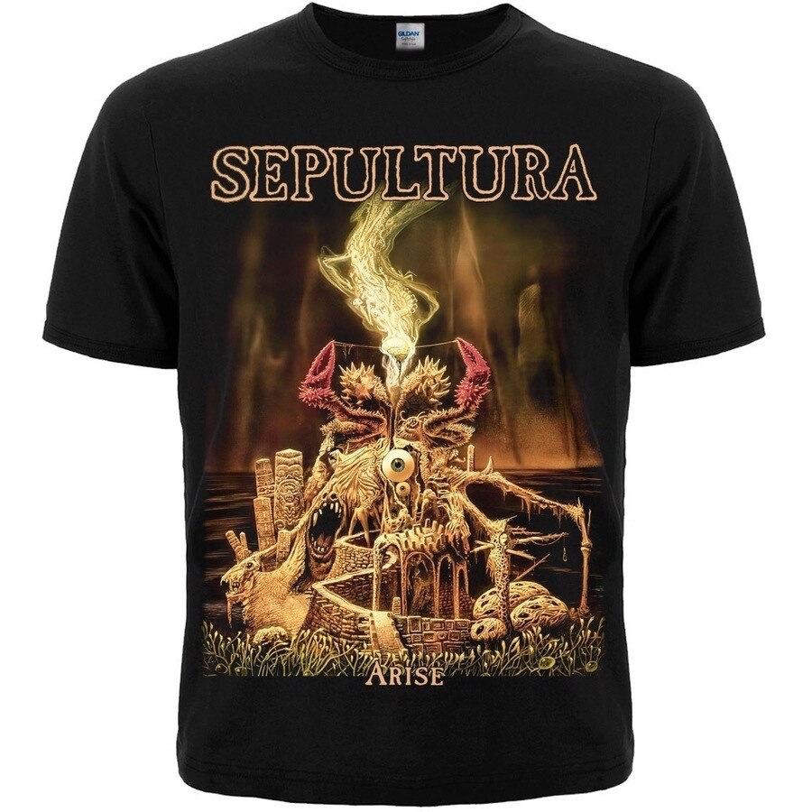 Sepultura “Arise” (rw) Black T-Shirt slayer