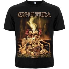 Sepultura “Arise” (rw) Black T-Shirt slayer