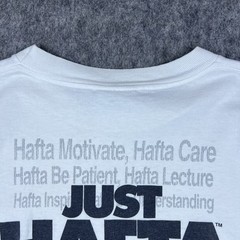 Vintage Coed Sportswear Men’s T-Shirt Just Hafta Teach White Made in USA Size XL