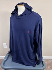 Polo Ralph Lauren Long Sleeve Hoodie Blue Shirt Men’s Size 2XB Big & Tall