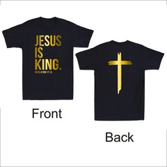 Jesus Is King Revelation 17 14 Bible Scripture Christian Faith Cross Shirt S27