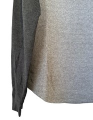 AMERICAN EAGLE Super Soft Gray Raglan Thermal Shirt Long Sleeve Size M