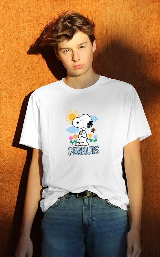 Snoopy Spring Flowers T-Shirt