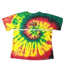 Vintage Florida Tie Dye T Shirt Mens L Woody Wagon Car Surfboard Bradenton Beach