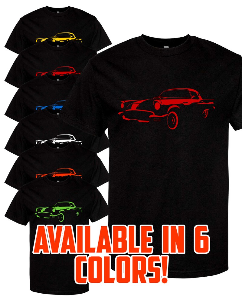 1957 FORD THUNDERBIRD T-Shirt Multi Colors S-XL FREE S&H! Ford Muscle Car