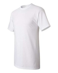 6 PACK Gildan G2000 Men’s Ultra Cotton Sleeves Tee Plain T-Shirt Black / White