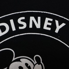 Disney Television Animation Mickey Mouse T Shirt L Black (see photo for flaw)