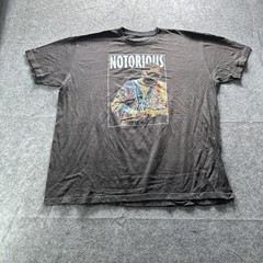 Brooklyn Mint Notorious Shirt Mens 2XL Gray Rap Graphic Tee Music Hip Hop