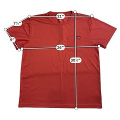 Dickies Pocket T Shirt Mens XL Coral Red Performance Short Sleeve Workwear Tee