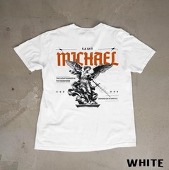 Saint Michael Shirt Christian Streetwear Tee Catholic Warrior Graphic Shirt