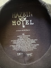 Hazbin Hotel Hot Topic Alastor Black Short Sleeve Tee Shirt M