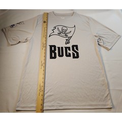 Tampa Bay Buccaneers Bud Light Shirt Mens Large Gray Team 365 NFL Performance
