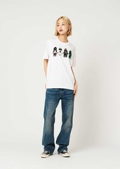 Bravely Default x graniph Brave Shadow T-Shirt White Japan New