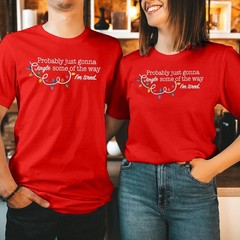 Jingle Some Of The Way I’m Tired Shirt Funny Xmas Christmas Couples Shirt T-5394