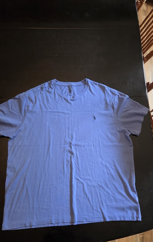 Polo Ralph Lauren Men’s Big & Tall 2X Sky Blue Classic Fit T-Shirt