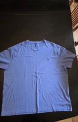 Polo Ralph Lauren Men’s Big & Tall 2X Sky Blue Classic Fit T-Shirt