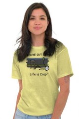 Life is Crap Drunk I Blacked Out Drinking Adult Short Sleeve Crewneck Tee