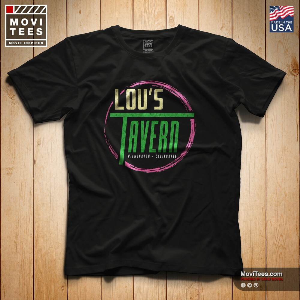 Lou’s Tavern T-Shirt 100% Cotton Black Fight Club Fan Art S-5XL Basement Brawl