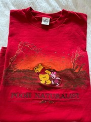 Vintage 1990’s Disney Store Winnie Pooh Piglet Embroidered Shirt Adult XL