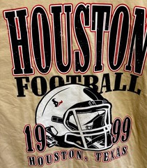 Houston Football 1999 Vintage Graphic T Men’s XL