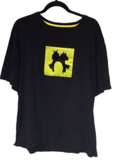 Roku Studio City Shirt Men’s 3XL Black Short Sleeve Stretch Urban Hip Hop Style