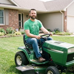 Mens I’m and I Mow It T Shirt Funny Yardwork Fathers Day Graphic Novelty