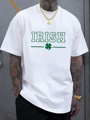Irish Shamrock Shirt St Patricks Day Simple Lucky Tee