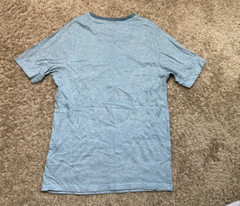Knit Heritage Men’s Small T-Shirt Tailored Clothier 100% Cotton Blue